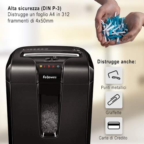 Powershred® 63Cb Cross-Cut Shredder - Image 5