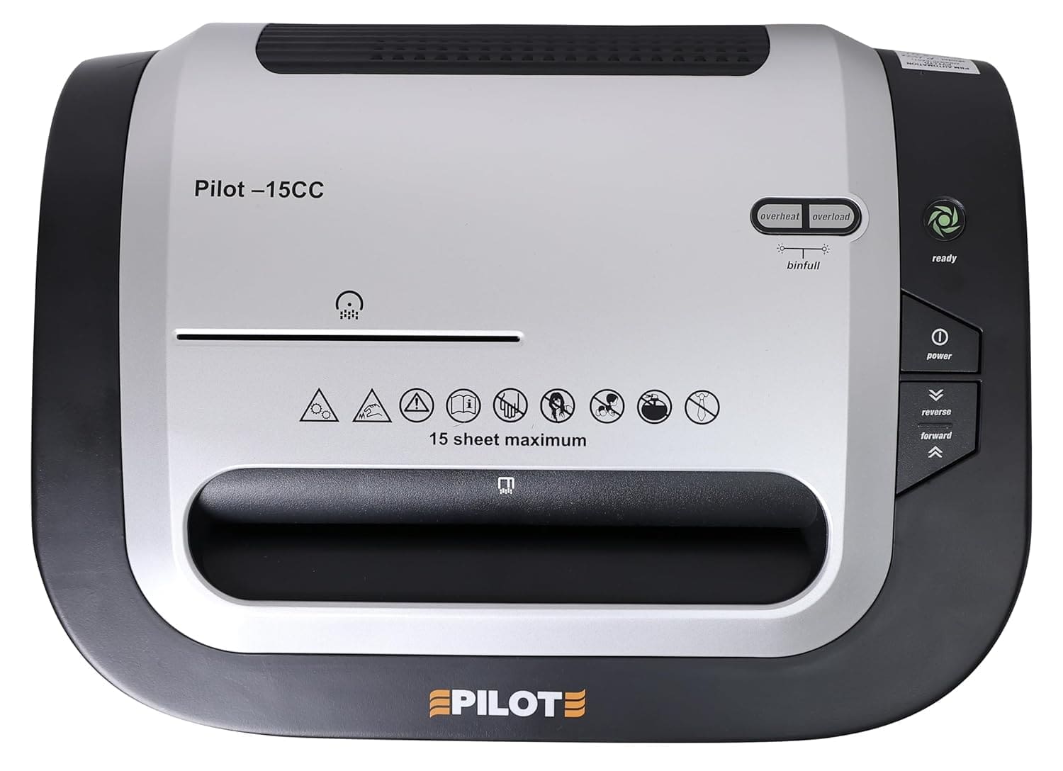 Pilot 15 CC Deskside Paper Shredder - Image 3