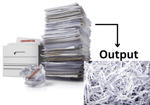 large paper shredder